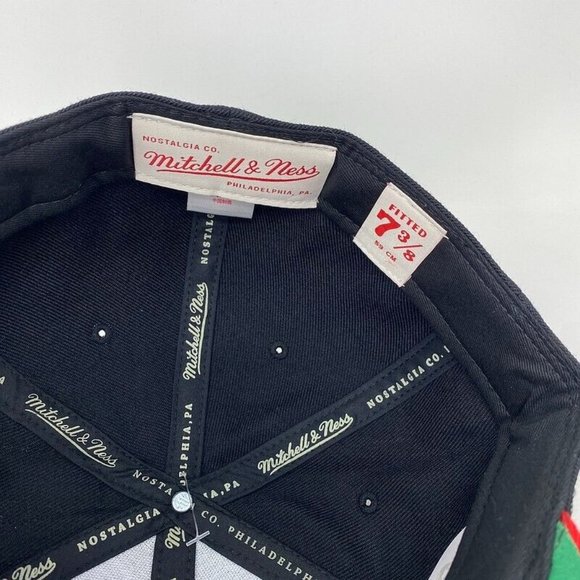 Philadelphia 76ers SCRIPT 2.0 Fitted Hat 7‎ 3/8 Mitchell Ness Sixers NBA - Picture 7 of 7